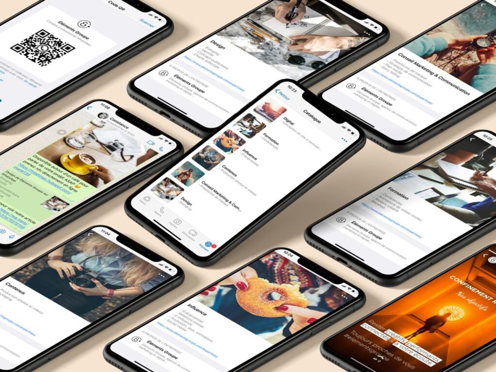 Catalogue bien organisé