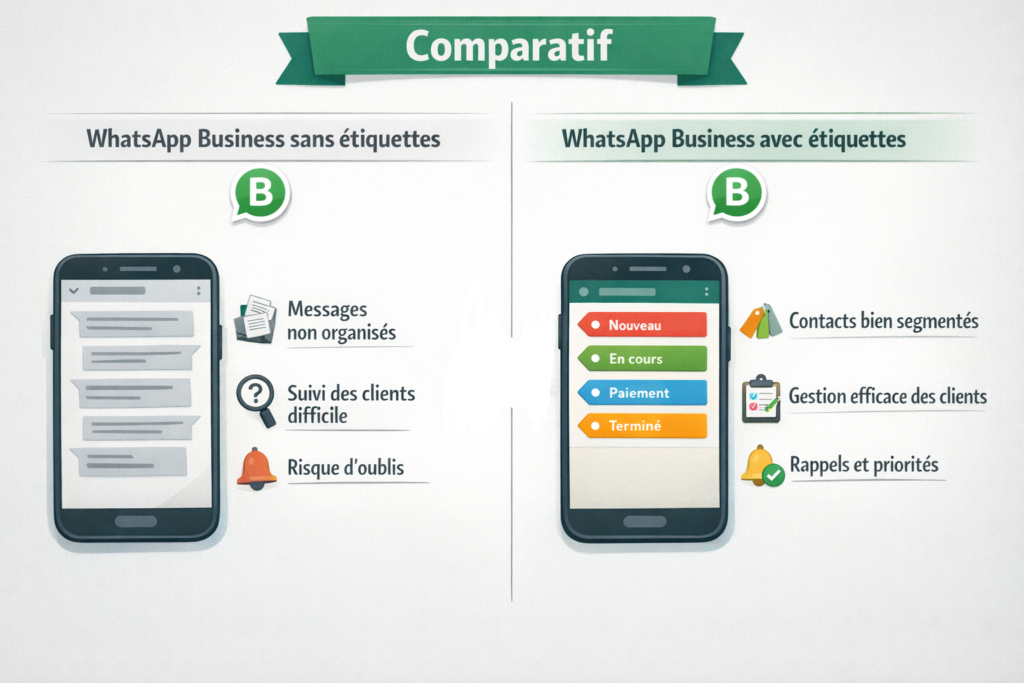les étiquettes WhatsApp Business
