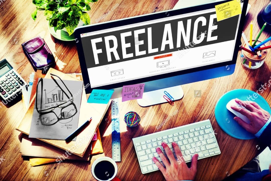 Espace de travail d'un freelance